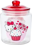 Silver Buffalo Sanrio Hello Kitty Cookie Glass Jar With Lid, 4 X 6 New. Price: $40.41.